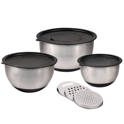 Kesper Kesper Rührschüssel, 3 Set, inkl. 3 Reiben – Produktbild 1 von 1