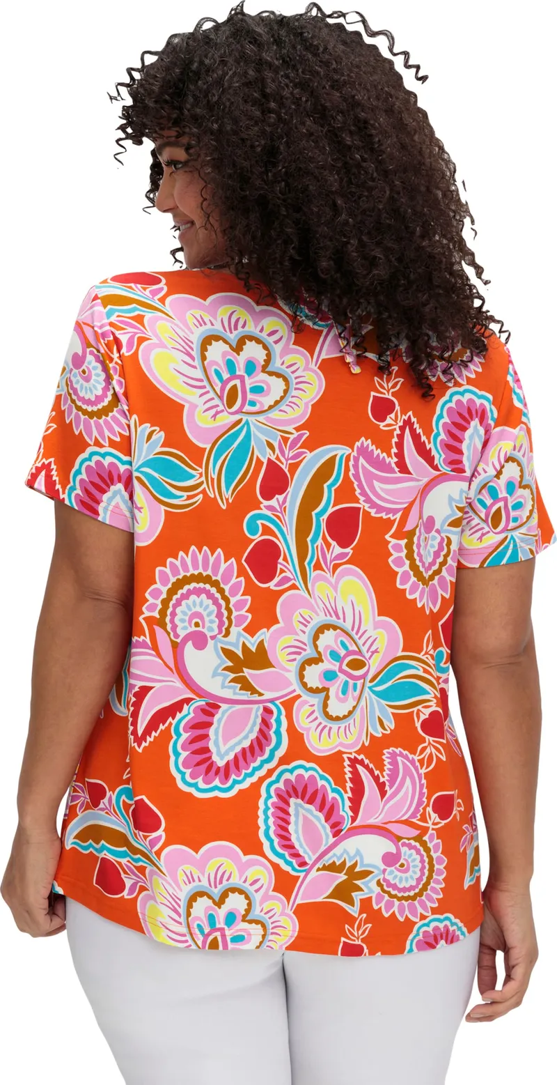 sheego by Joe Browns Neckholdershirt hummer-gemustert, Hummer-gemustert, – Produktbild 3 von 3