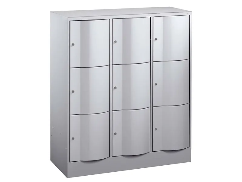 C+P C+P Schließfachschrank 3 Türme lg/si 3er – Produktbild 1 von 1