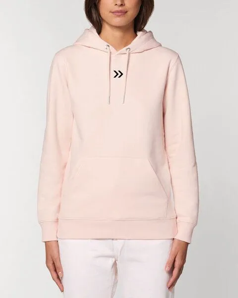 Human Family Human Family Bio Unisex Hoodie - "Skip", Candy-pink, – Produktbild 2 von 4