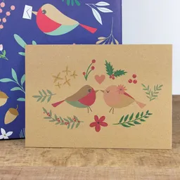 Bow & Hummingbird Bow & Hummingbird Postkarte Bird Love, wahlweise mit Briefumschlag – Produktbild 1 von 1
