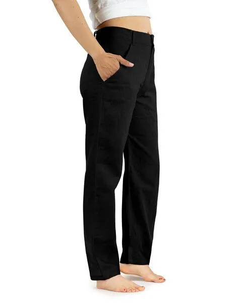 SCHAZAD Leinenhose APPROVAL-GO von SCHAZAD, Schwarz, – Produktbild 3 von 5