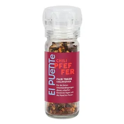 El Puente El Puente Chili Pfeffer Scharfe Gewürzmischung in der Mühle | Fair Trade | Vegan | Glutenfrei – Produktbild 1 von 1