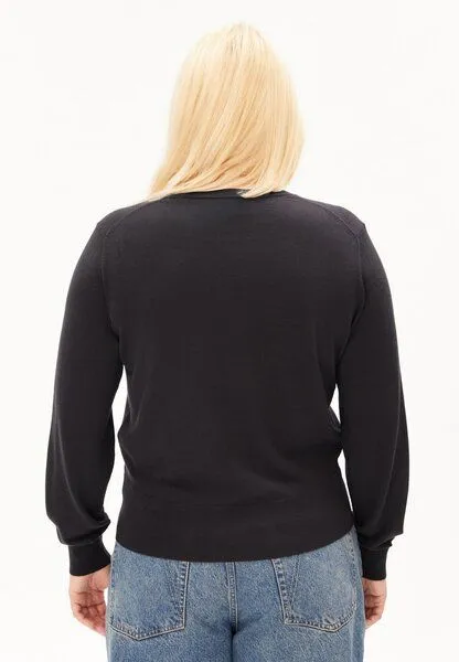 ARMEDANGELS ARMEDANGELS FINE KNIT Damen Pullover aus TENCEL Modal Mix, Dark steel, – Produktbild 3 von 5