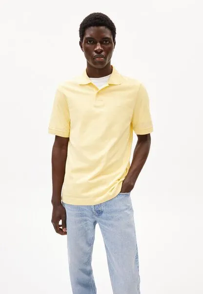ARMEDANGELS ARMEDANGELS MAARIO - Herren Polo T-Shirt aus Bio-Baumwolle, Early yellow, – Produktbild 1 von 4