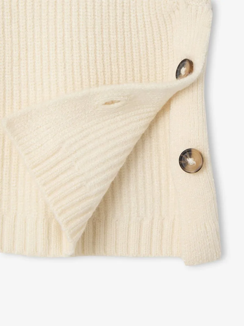 Vertbaudet Baby Pullunder mit Herz-Stickerei, Wollweiß, – Produktbild 3 von 3