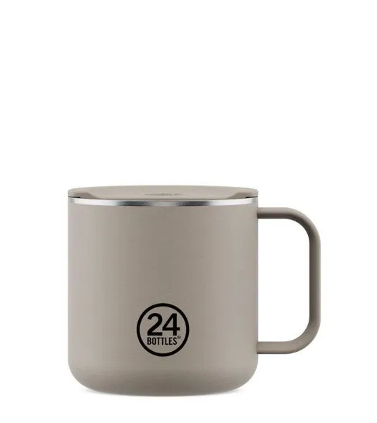 24bottles 24bottles Isolierter Casa Mug 340 ml, aus Edelstahl, Linen, – Produktbild 1 von 2