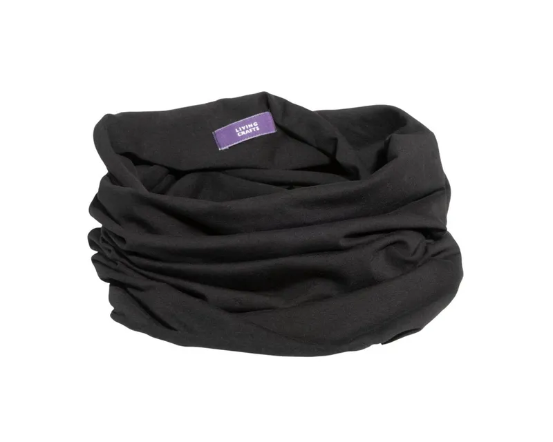 Living Crafts Living Crafts Unisex Multifunktionstuch (95% Bio-Baumwolle; 5% Elasthan), Schwarz, – Produktbild 5 von 5
