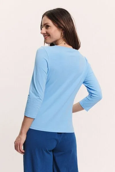 Tranquillo Tranquillo Jerseyshirt Jaadee aus Bio-Baumwolle - vista blue – Produktbild 4 von 5