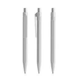 prodir prodir QS50 Soft Touch PRP Push Kugelschreiber, Concrete Grey-Silver satin finish – Produktbild 1 von 1