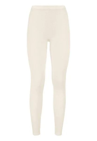 hessnatur hessnatur Leggings Regular Cut PURE FUNCTION aus Bio-Merinowolle mit Seide, Natur, – Produktbild 2 von 4