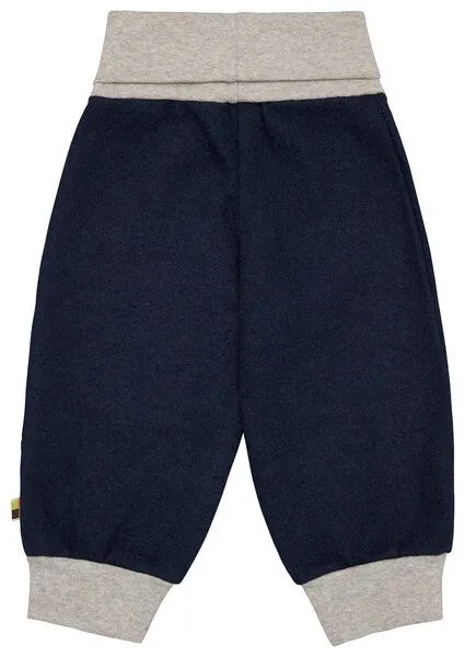 loud + proud loud + proud Babys & Kinder Hose Wollwalk, GOTS-zertifiziert, Ultramarine(blau), – Produktbild 3 von 3