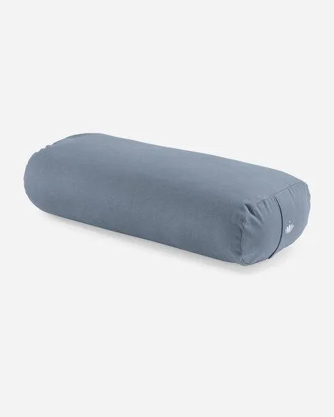 Lotuscrafts Lotuscrafts BIO Großer Yoga Bolster RESTORATIVE L mit weicher Kapokwolle gefüllt, Indigo dust, – Produktbild 1 von 5