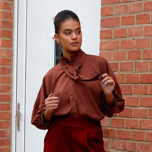 WiDDA berlin WiDDA berlin Fledermausbluse MAVIS aus TENCEL®, Weiss, – Produktbild 4 von 4