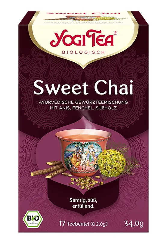 YOGI TEA YOGI TEA Sweet Chai Bio Filterbeutel 17X2.0 g Filterbeutel – Produktbild 1 von 1