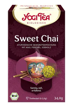 YOGI TEA YOGI TEA Sweet Chai Bio Filterbeutel 17X2.0 g Filterbeutel – Produktbild 1 von 1