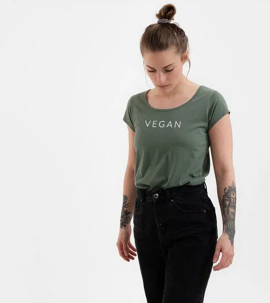 Gary Mash GARY MASH Shirt Asheville VEGAN aus Biobaumwolle, Olivgrün, – Produktbild 2 von 4