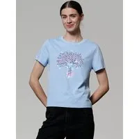 watapparel watapparel T-Shirt Frauen Tree of life, Blue soul, – Produktbild 1 von 1