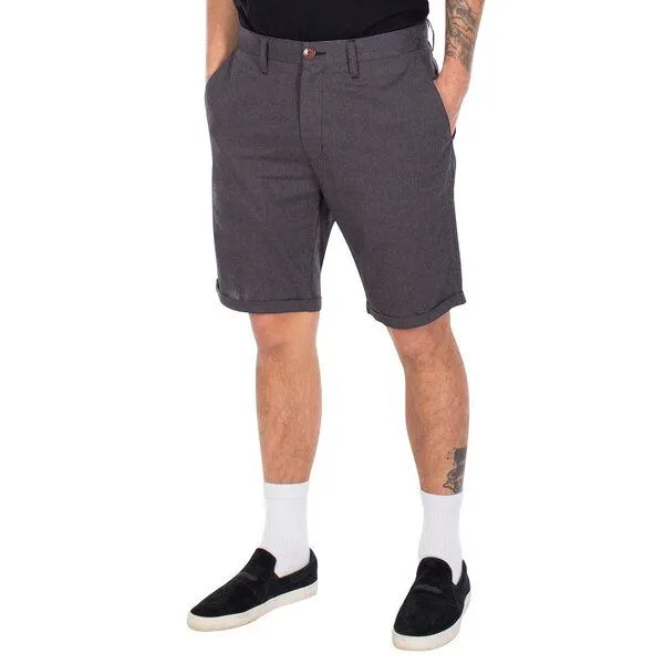 Iriedaily Iriedaily Golfer Chambray Short, Anthra mel. (grau), – Produktbild 2 von 4