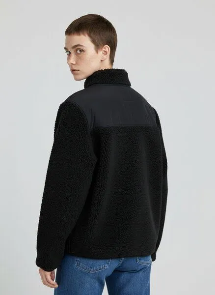 UNIPOLAR UNIPOLAR Fleece-Jacke Brock, Black, – Produktbild 4 von 4