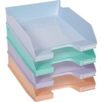 Exacompta 4 Exacompta Briefablagen Combo Midi "Aquarel", DIN A4+, 500 Blatt, sortiert – Produktbild 1 von 1