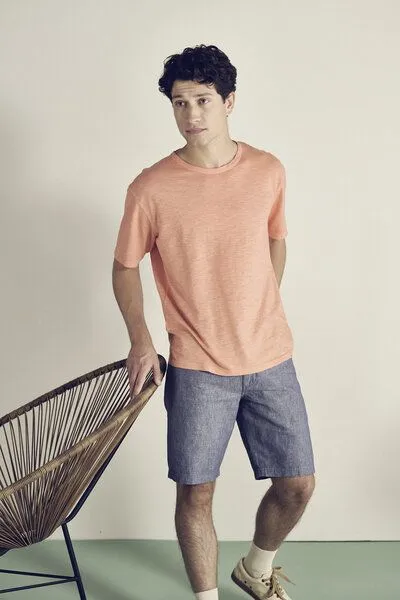 HempAge HempAge 5-Pocket Shorts meliert Hanf/Biobaumwolle, Asphalt, – Produktbild 4 von 4