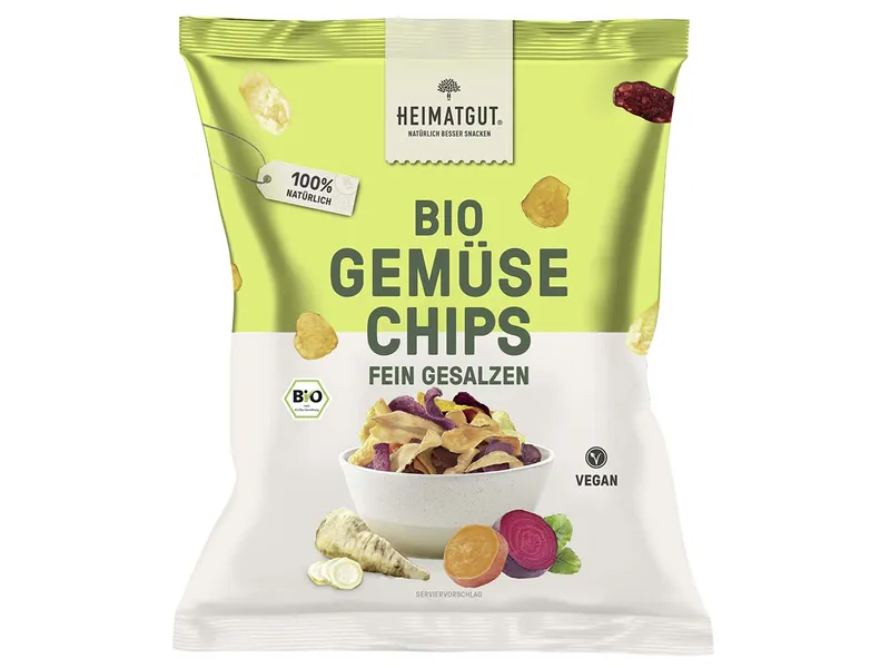 HEIMATGUT HEIMATGUT Bio-Gemüse-Chips 100 g – Produktbild 1 von 1