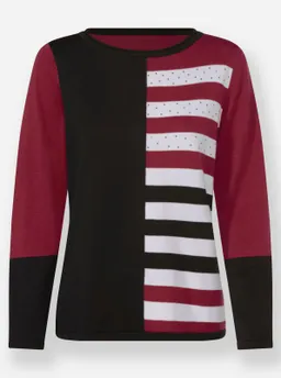 Witt Witt Pullover kirsche-schwarz-gemustert – Produktbild 1 von 1