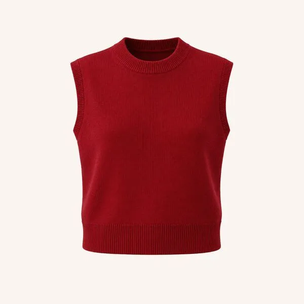 NORDLICHT NORDLICHT Pullunder Wilma, Rot, – Produktbild 2 von 4