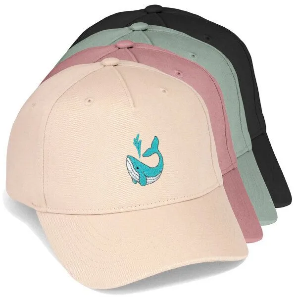 LIGARTI Bestickte Cap – Walter der Wal – LIGARTI Tiermanufaktur, Mintgrun, – Produktbild 2 von 4