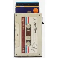 paprcuts paprcuts RFID Alu Kartenetui, Mixtape (beige), – Produktbild 1 von 1