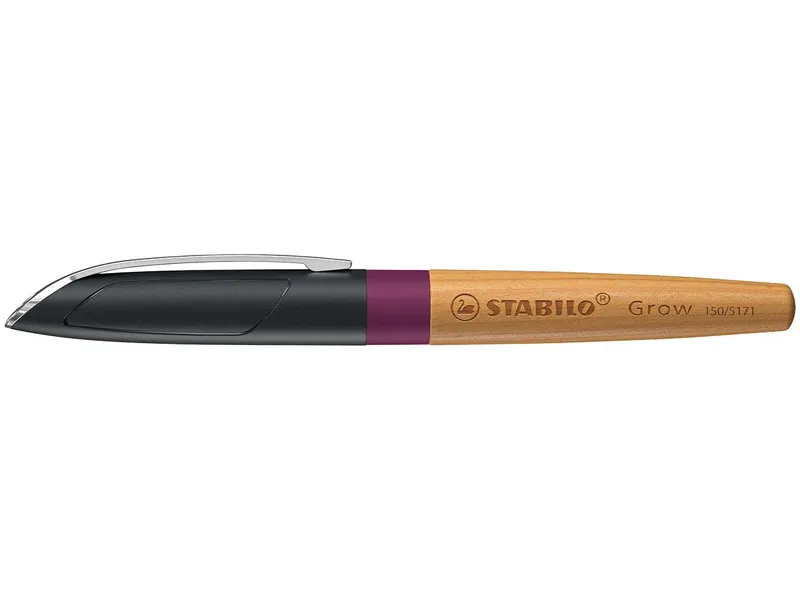 Stabilo STABILO Kugelschreiber "Grow" FSC-zertifiziert, inkl. 1-farbigem Aufdruck, plaumenrot – Produktbild 1 von 1