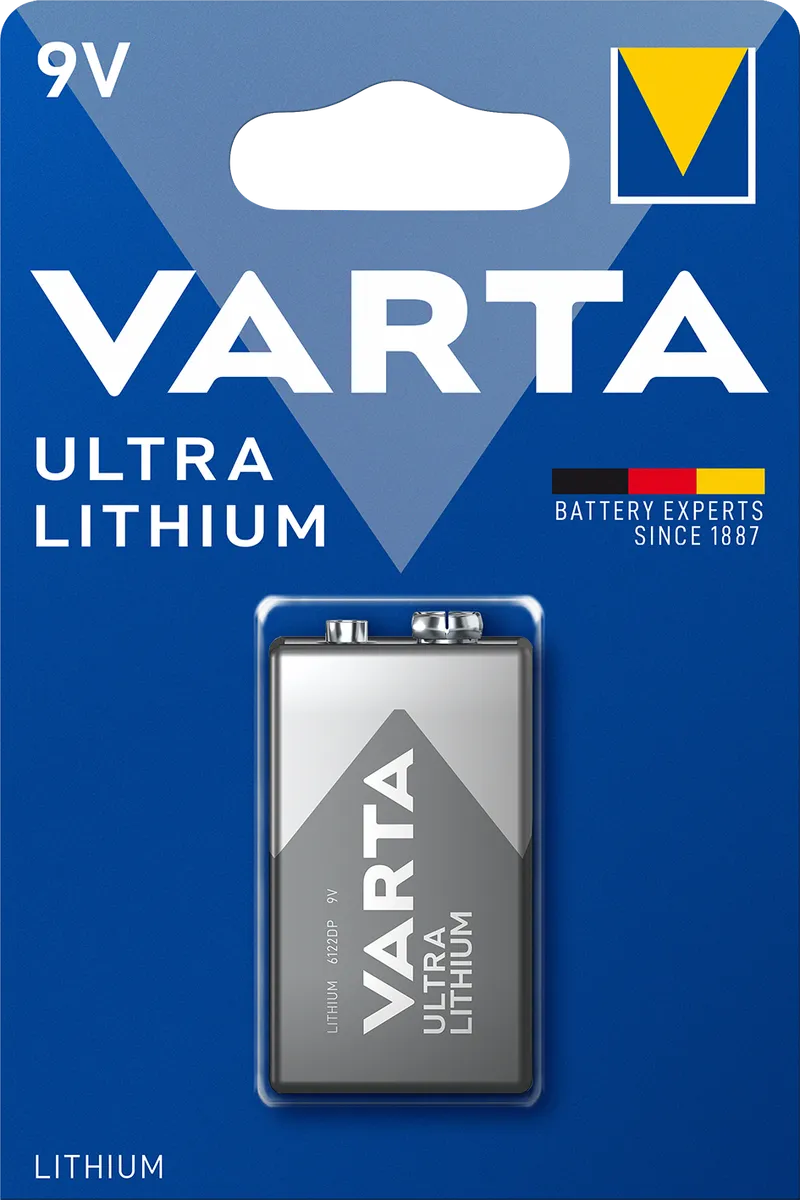 Varta Varta Lithium-Batterien 'Ultra' E-Block, 6FR61, 9 V – Produktbild 5 von 5