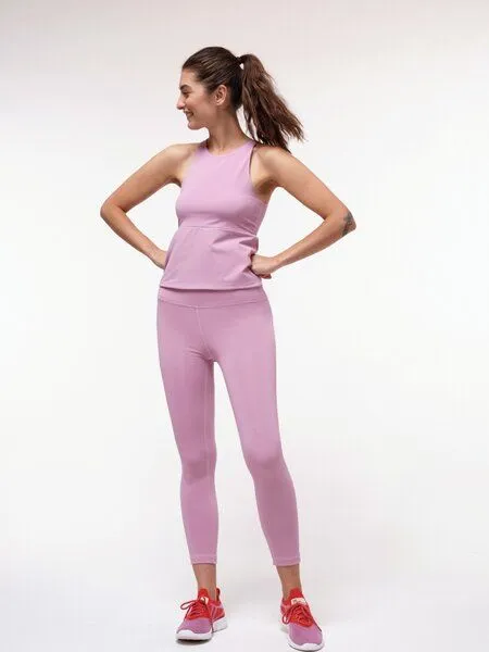 LANIUS Lanius Leggings aus recyceltem Polyamid mauve, Mauve, – Produktbild 4 von 4
