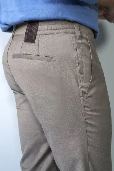 M 5 BY MEYER M 5 BY MEYER Chino mit Stretchbund, Beige (stein), – Produktbild 5 von 5