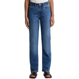 Kings Of Indigo Kings Of Indigo Jeans Inoe -  Mid Rise Straight - Cotton Flex 9.5oz Mid Worn – Produktbild 1 von 1
