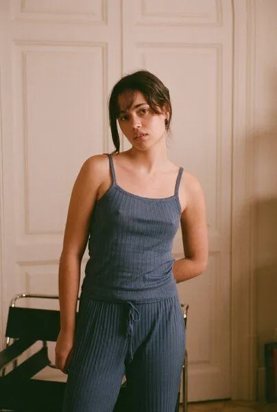 Nénés Nénés Tanktop Emilie - Blau, Blau, – Produktbild 3 von 4
