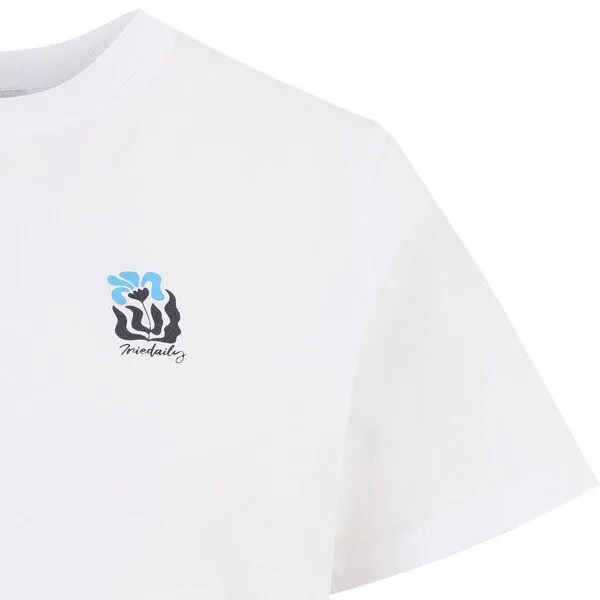 Iriedaily Iriedaily Square Flowers T-Shirt, Weiß, – Produktbild 3 von 4