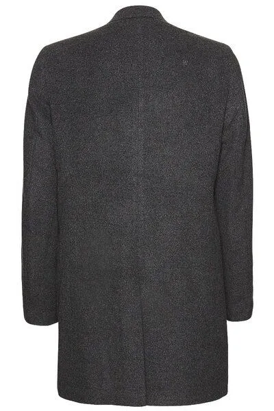 Wunderwerk Wunderwerk Herren Mantel aus Schurwolle "Metro long coat male", Grau (dark grey melange), – Produktbild 3 von 4