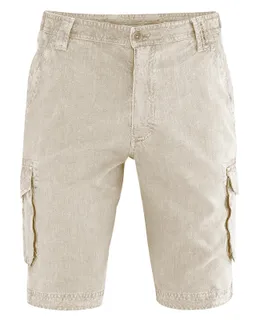 HempAge Hempage Herren vegan Cargo Shorts In Thistle Beige – Produktbild 1 von 1