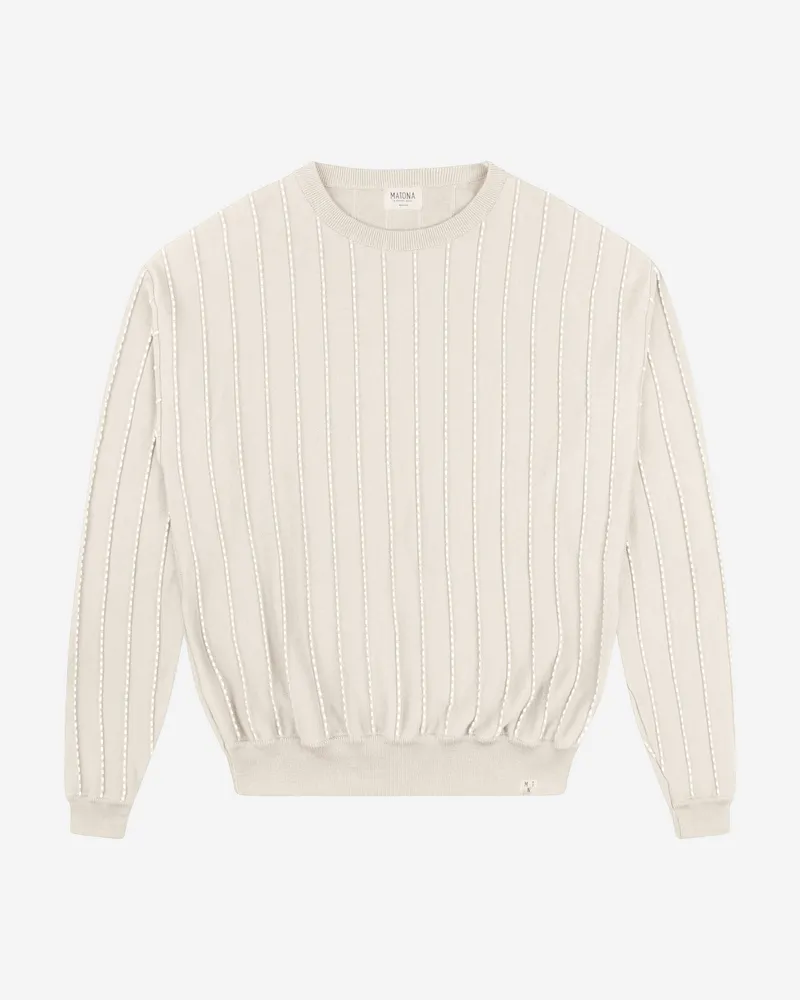 MATONA MATONA Herren vegan Pullover Feld Beige, Beige, – Produktbild 1 von 2