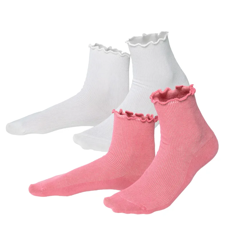 Living Crafts LIVING CRAFTS - Damen Socken, 2er Pack - Mehrfarbig (98% Bio-Baumwolle; 2% Elasthan), Nachhaltige Mode, Bio Bekleidung, Mehrfarbig, – Produktbild 1 von 5