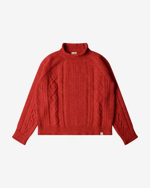 MATONA Matona Pullover | Harbour Sweater | aus Wolle und Baumwolle | GOTS-zertifiziert, Cranberry, – Produktbild 2 von 2