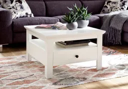 Home affaire Couchtisch Örebro, Couchtisch mit Schubkasten & Vollauszug - (B/T/H) 70/70/46 cm – Produktbild 1 von 1