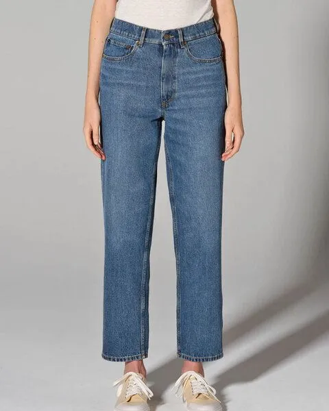 HempAge HempAge Damen Highrise Jeans Hanf/Biobaumwolle, Blue, – Produktbild 2 von 8