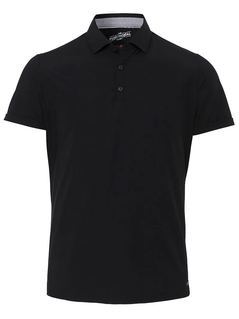 Pure Pure Functional Polo Shirt Schwarz - Größe L, Schwarz, – Produktbild 2 von 4