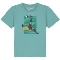 watabout kids watabout.kids T-Shirt Kinder Fußball, Teal monstera, – Produktbild 1 von 1