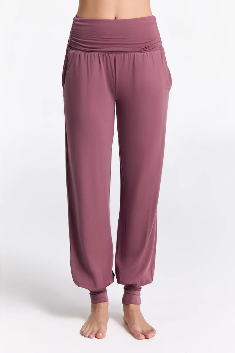 True North True North Damen vegan Yogahose Nocturne, Rosa, – Produktbild 2 von 2