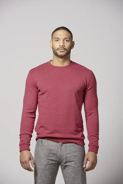 HempAge HempAge Unisex Sweatshirt Hanf/Biobaumwolle, Cuvee(rot), – Produktbild 2 von 3