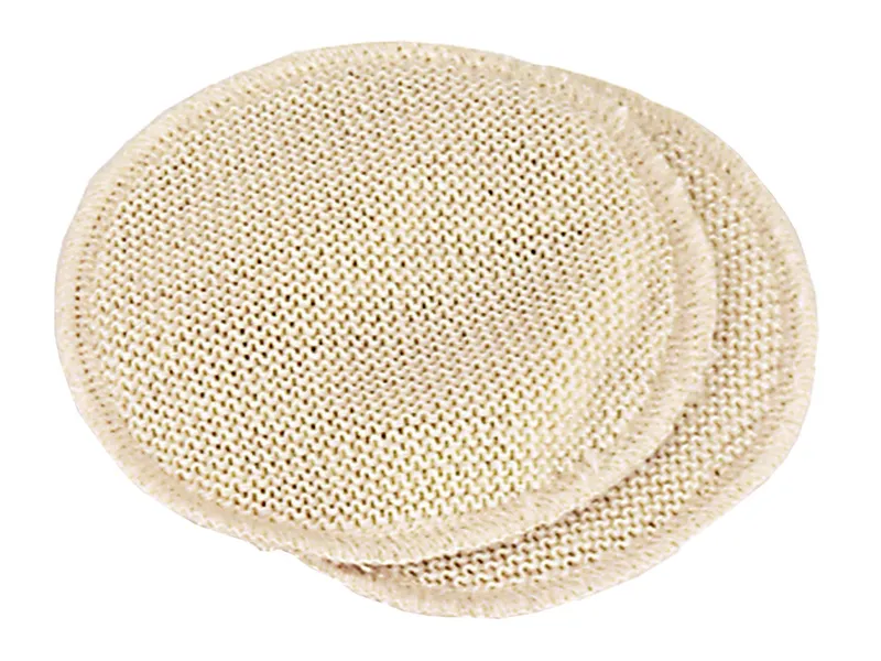 Disana Disana Stilleinlagen Wolle-Wolle-Seide, 3-lagig, 1 Paar Durchmesser 14 cm, Natur, – Produktbild 1 von 1